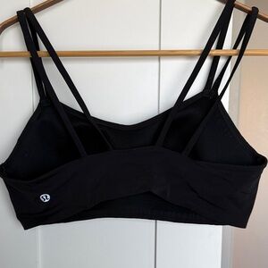 lululemon athletica Double Strap Black Sports Bra